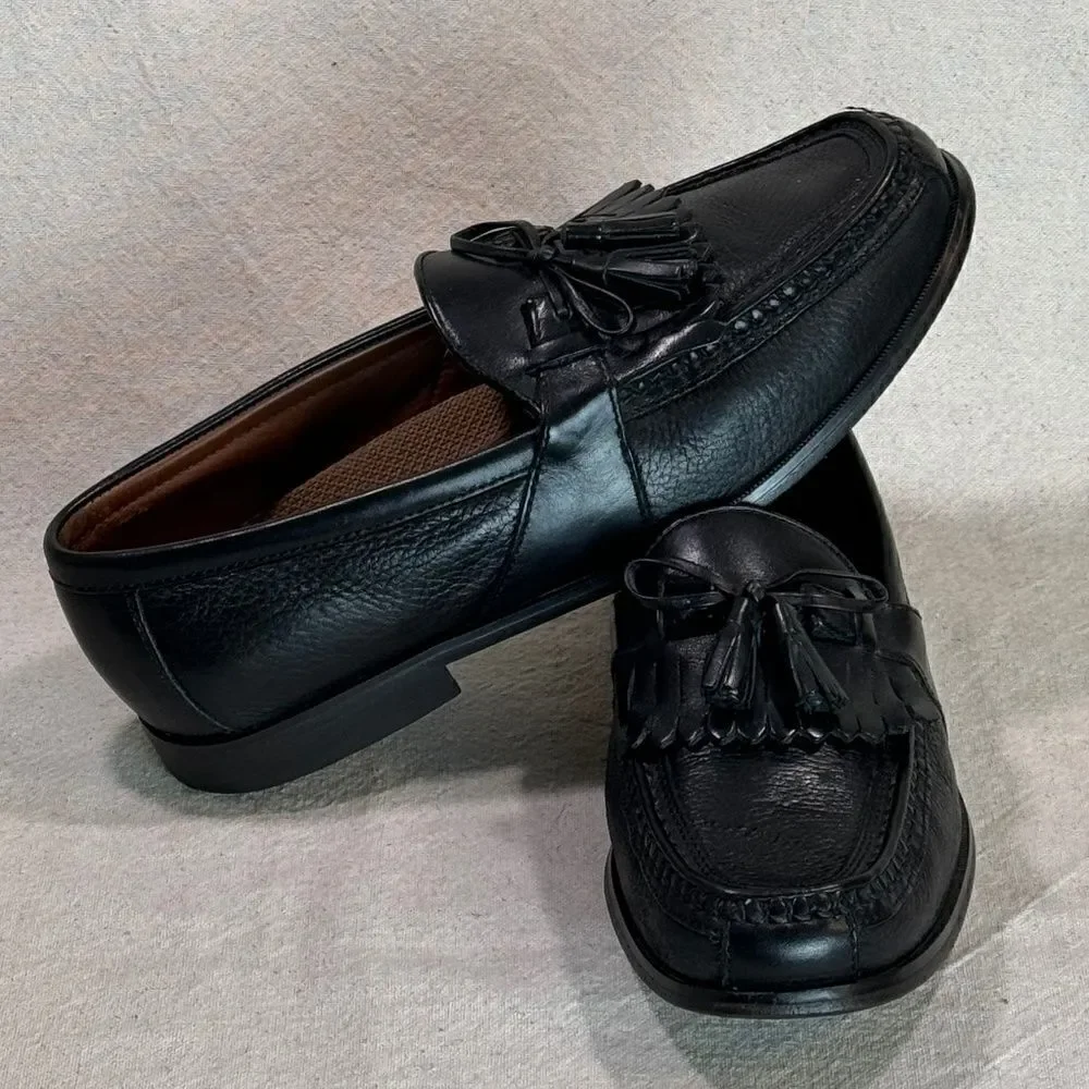 Johnston & Murphy Kiltie Tassel Loafers Moc Toe Mens Size 9.5M